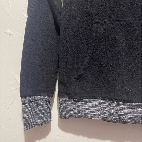 Lululemon “Runaway Fleece” black hooded fleece sweatshirt - Picture 3 of 9